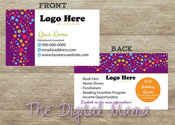 Usborne Business Card Template usborne books and more consultant business card design Usborne Business Card Template usborne books and more consultant business card design