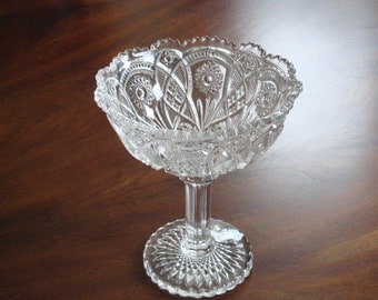Items similar to Antique Imperial Glass Co. EAPG Nucut Pattern 574 ...