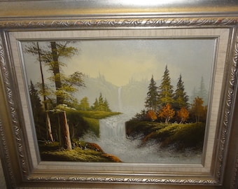 Vintage Art Foxer Landscape Oil Painting
