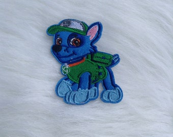 Green Dog Patch/ Green Dog Applique