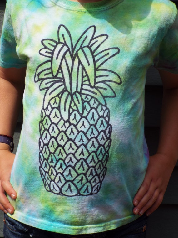 Kids Pineapple Shirt Kids S Pineapple Tshirt Kids Tie Dye