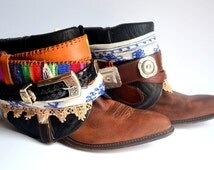 Size 38 Gypsy Boots - Purple Deer