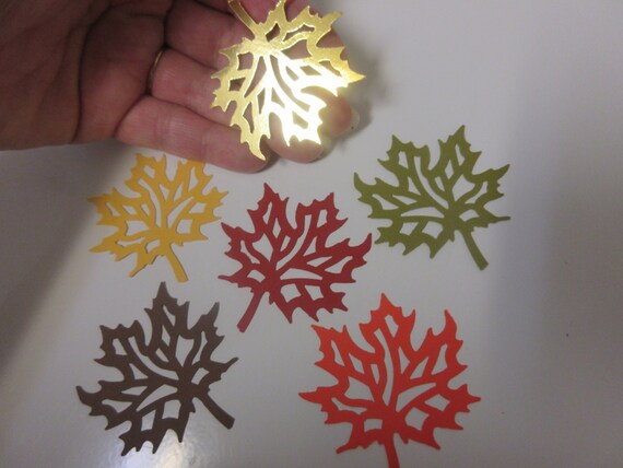 50-Leaf Die Cuts-Leaf Dies-Fall Leaf Die Cuts