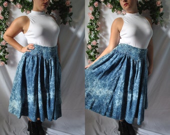 Vintage 90s Black Acetate MICHAELANGELO High Waisted Maxi Skirt - 6