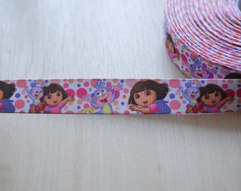 Dora The Explorer Grosgrain Ribbon by Yard, Grosgrain Ribbon, Dora and Boots.