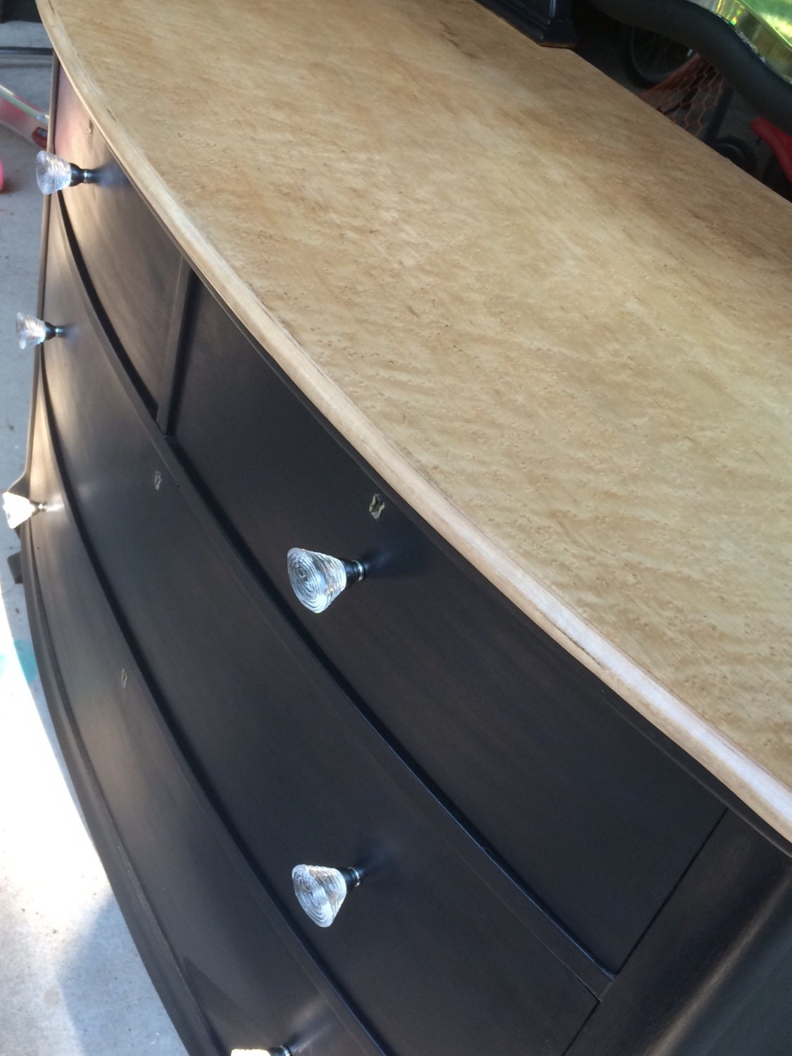 SOLD Antique Black Entryway Table / Chest of by