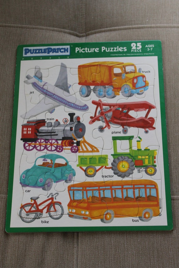 Puzzle Patch Picture Puzzle Frame Tray Puzzle All Pieces