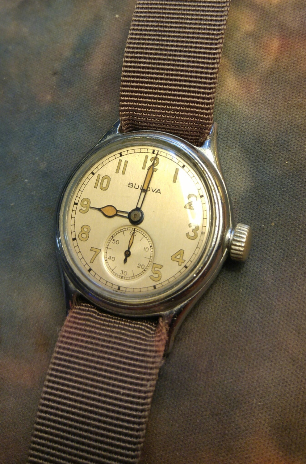 Bulova 1945 Dept USA ORD Army Issued WWII Military Watch