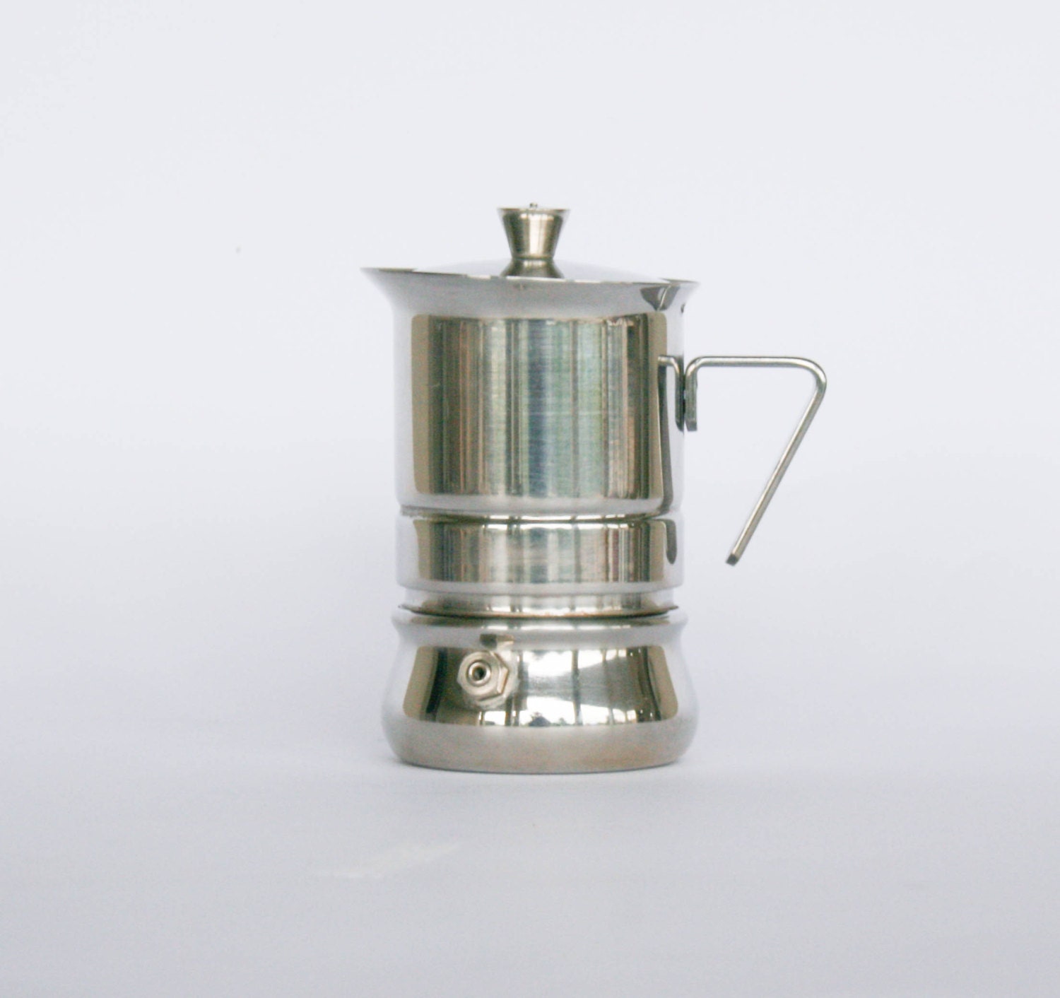 Vintage Stainless Steel Coffee Maker / Espresso Maker 1 cup