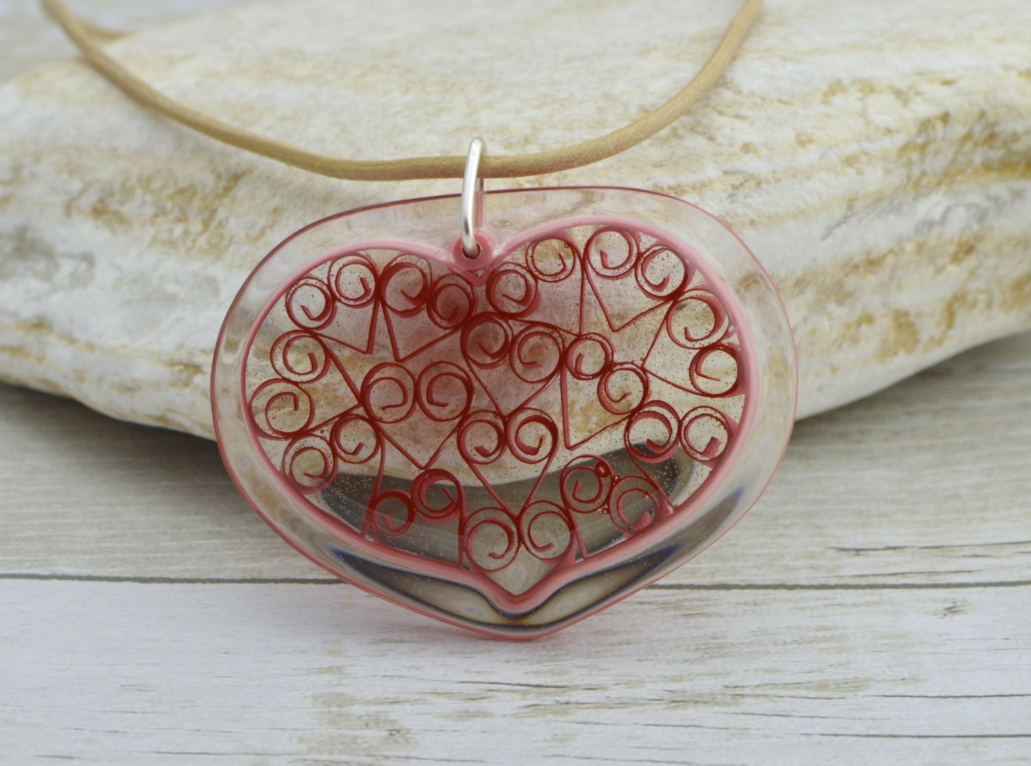 Quilled Resin Necklace Quilled Jewellery Paper Quilling