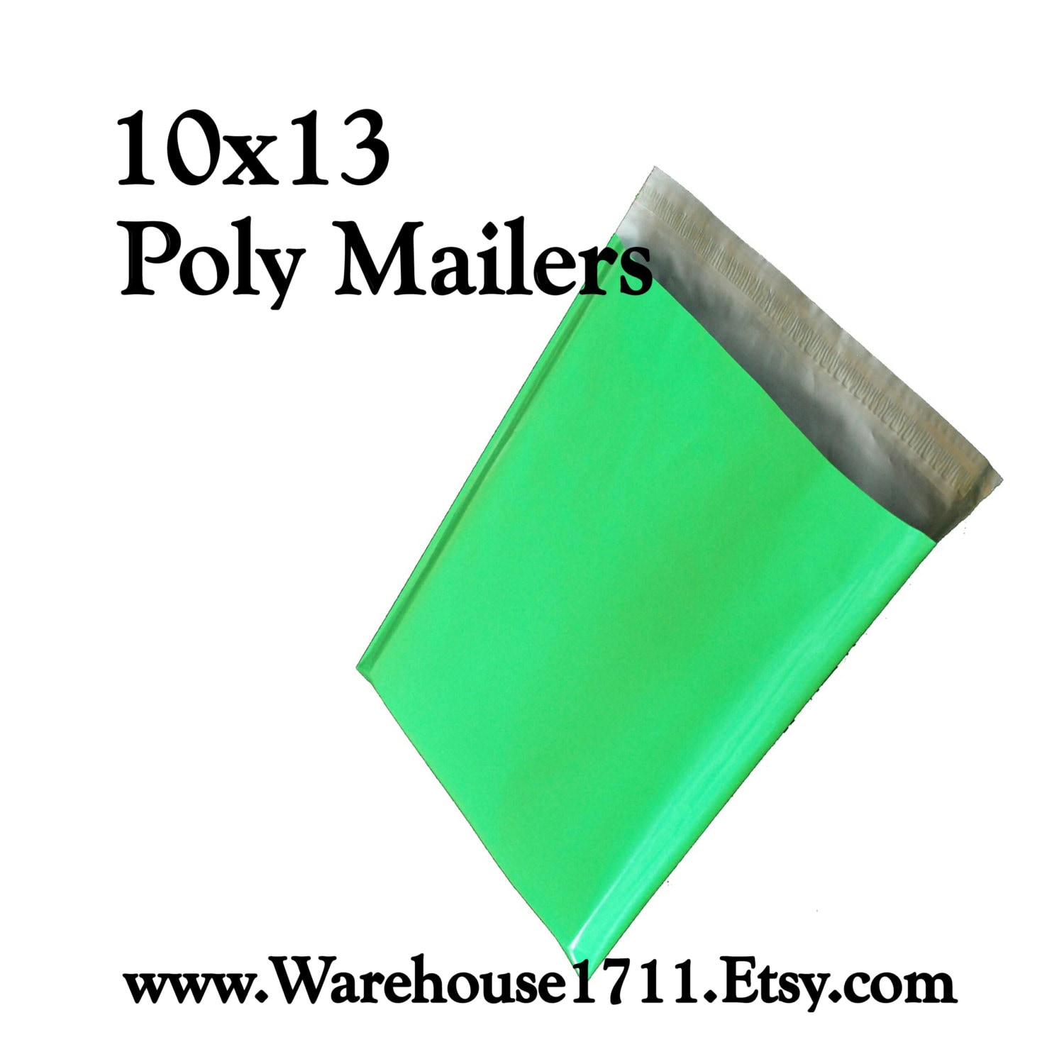 25 Green Poly Mailers/Size10x13/Packing Supplies/Mailing
