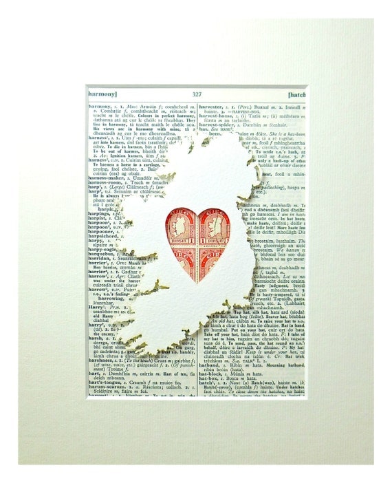 Her Gift, Ireland Wedding Gift, Heart Art Love, Ireland Map Art, Irish ...