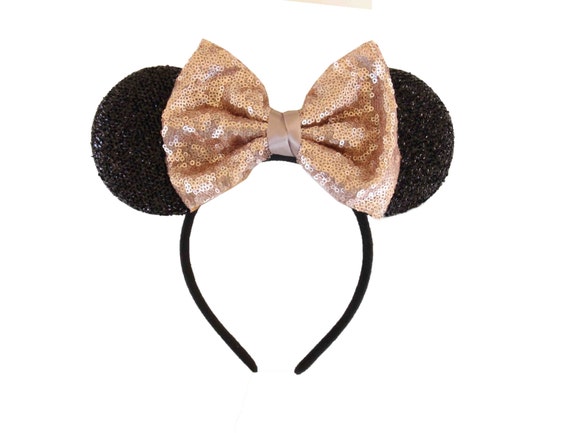 Gold Mickey Ears Sparkly Mickey Ears Disney Ears Disneyland