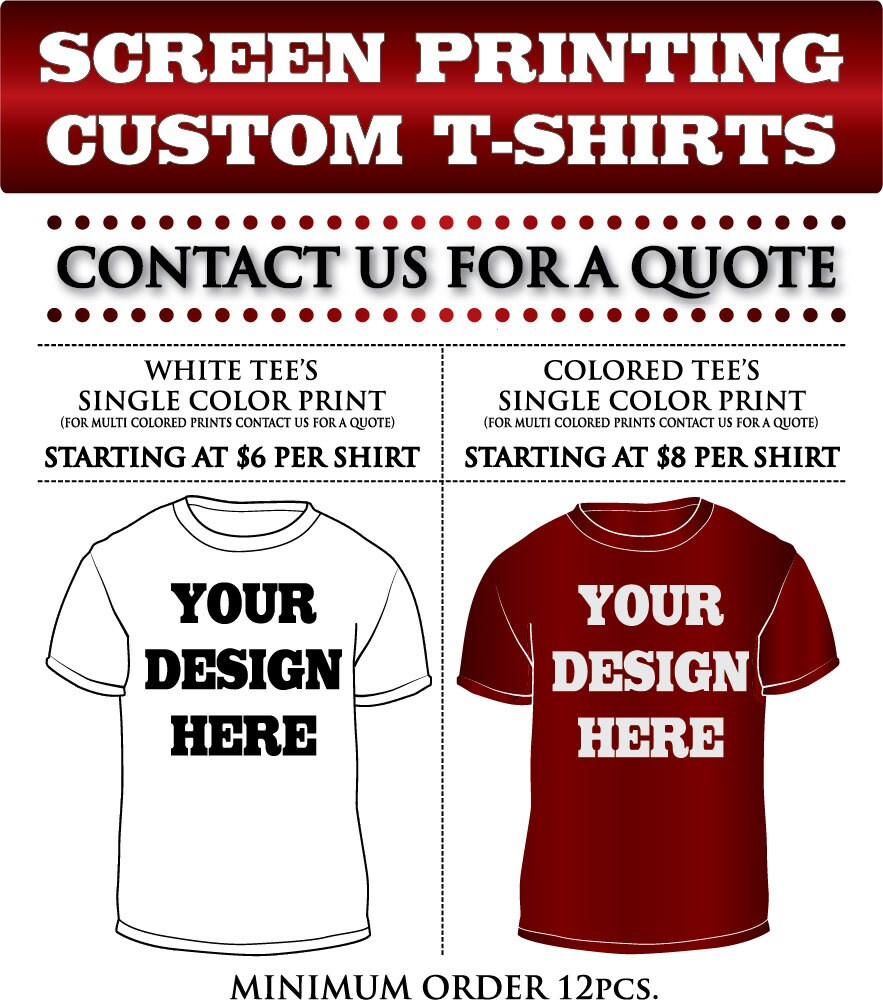 Custom Screen Printing Your Design On A Shirt Satisfaction