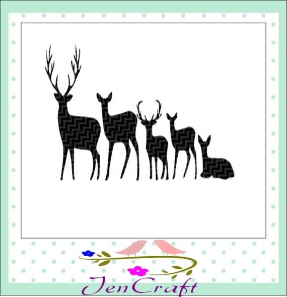 Free Free 213 Deer Family Silhouette Svg SVG PNG EPS DXF File