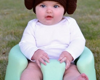 Princess Leia Hat - Star Wars Inspired Baby Gift - Starwars Baby Shower Gift - Baby Princess Leia Hat - Newborn Princess Leia Beanie