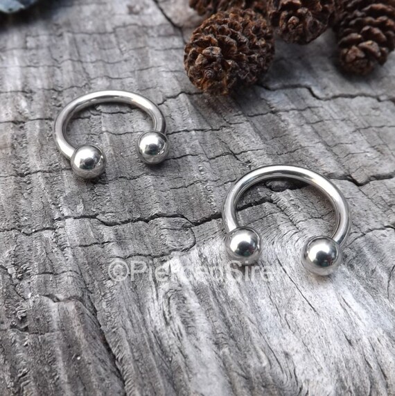 12g Circular barbell 1/2 diameter internally by SirenBodyJewelry