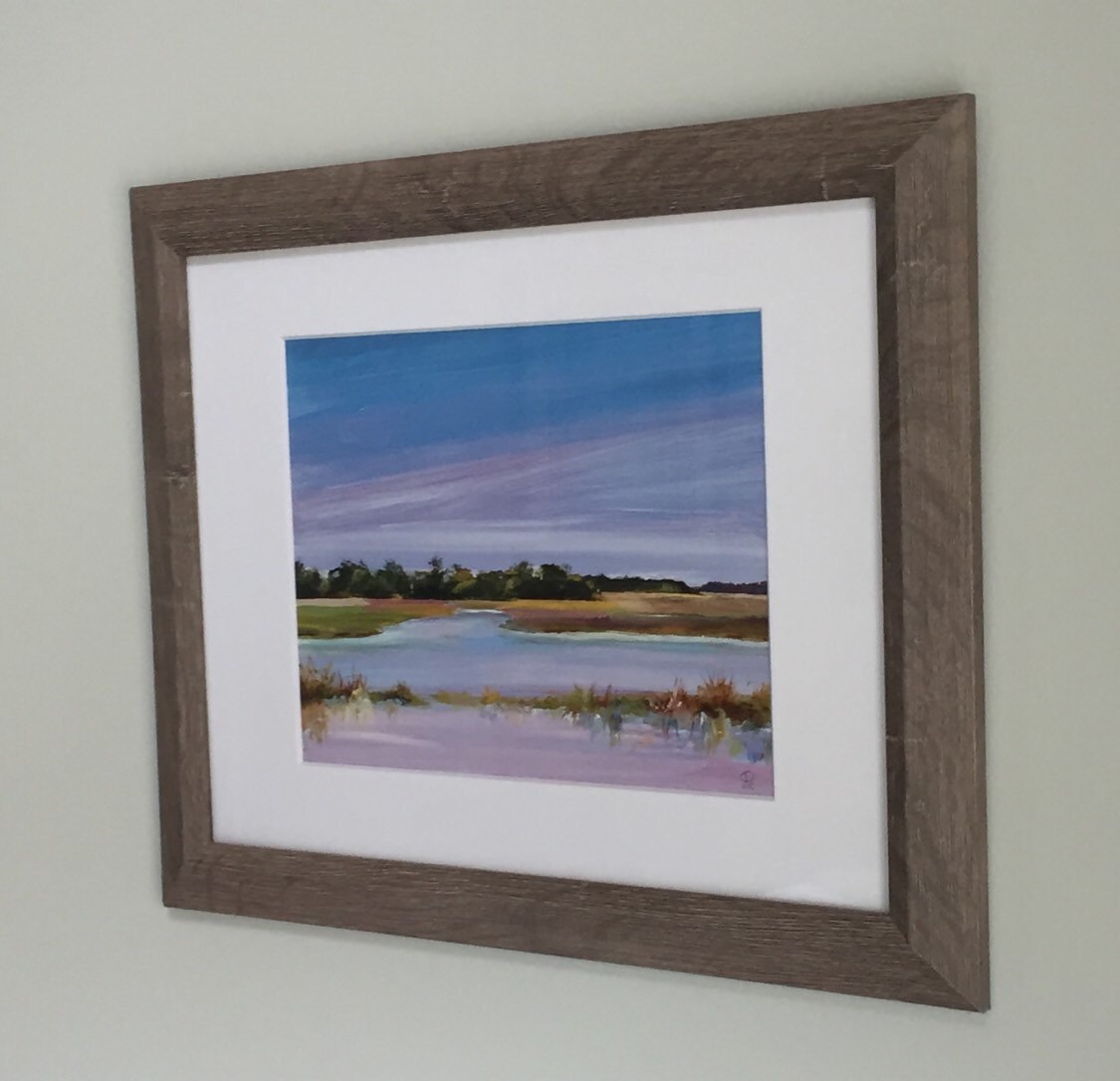 Lowcountry Charleston marsh painting print of an original