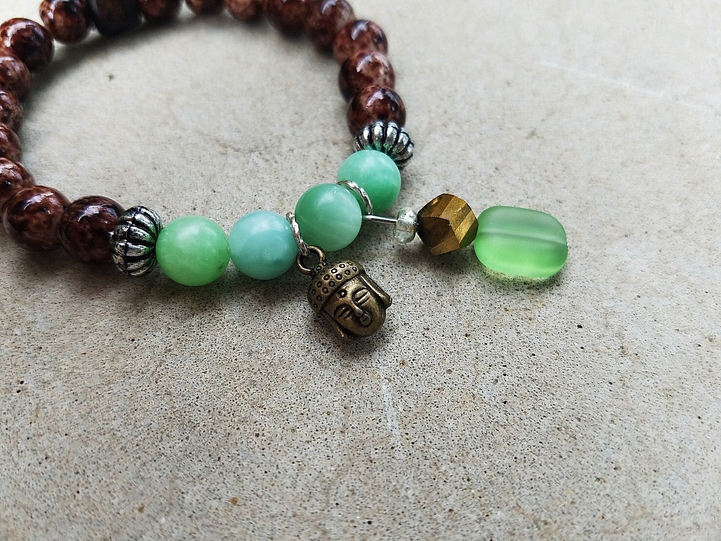 Buddha Bracelet Buddha Jewelry Buddhist by FreestyleHeart on Etsy