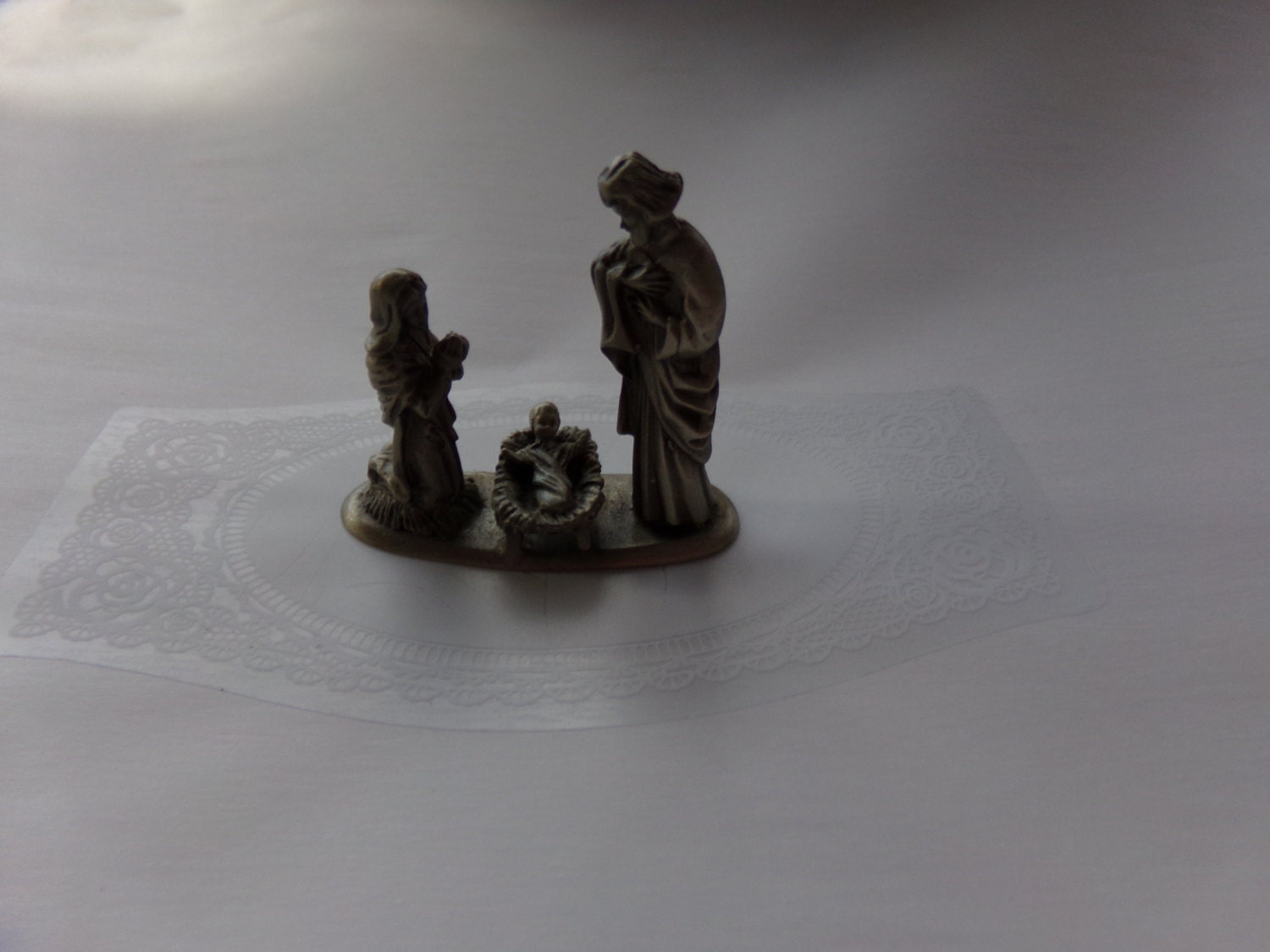 Miniature Pewter Nativity SetNativity by CatholicFamilyGifts