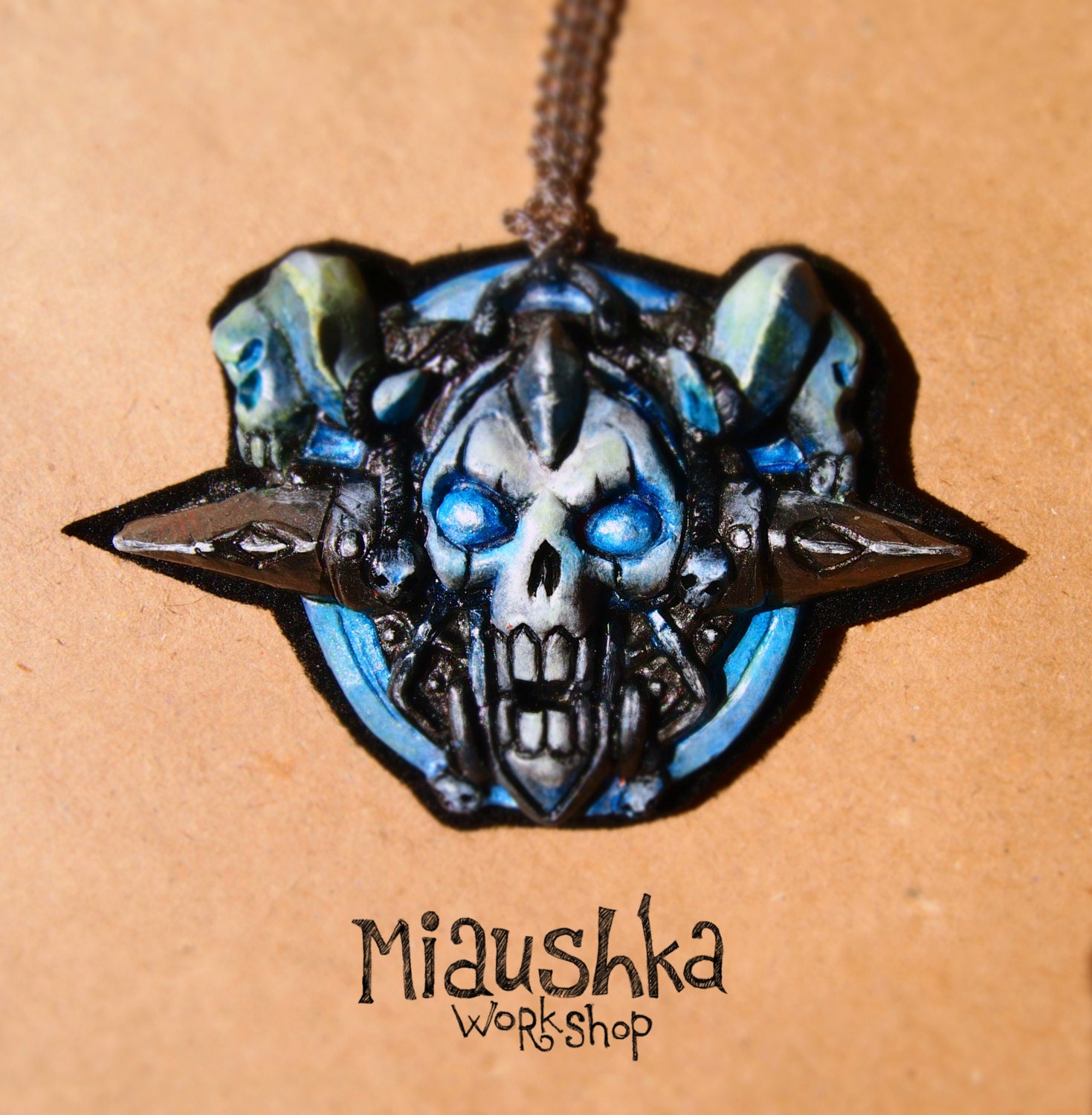 Death Knight class crest pendant World of Warcraft