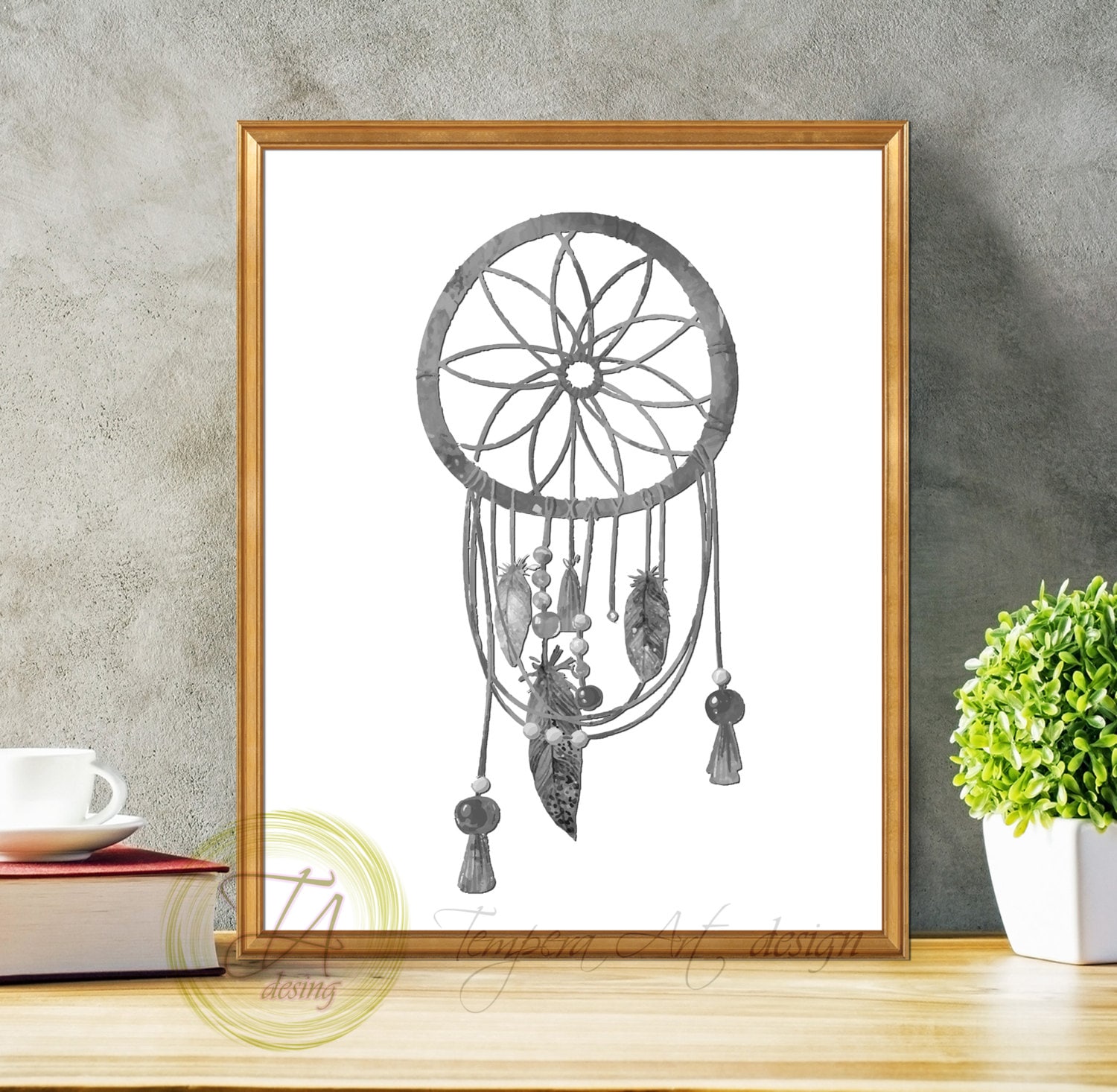 Black and White Dream Catcher Dreamcatcher Black and White