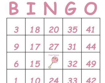 It's a Boy BINGO cards set of 30