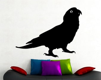 Parrot Wall Decal Bird Stickers Animal Decorations Home Living Room Bedroom Kids Room Decor Vinyl Wall Art Removable Sticker 3epai