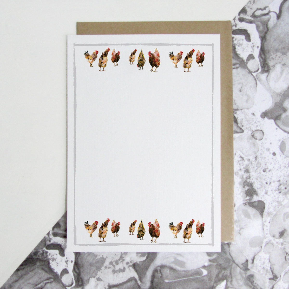 Chicken Writing Paper