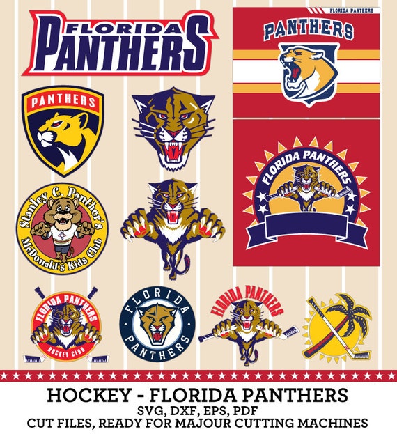 Florida Panthers Hockey Logo Svg Dxf Eps Pdf By Svgsilhouettedxf