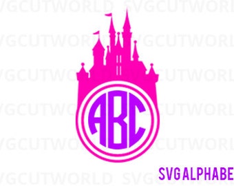 Free Free 316 Disney Castle Monogram Svg Free SVG PNG EPS DXF File