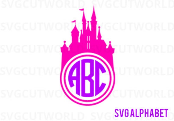 Free Free 84 Monogram Disney Castle Svg SVG PNG EPS DXF File