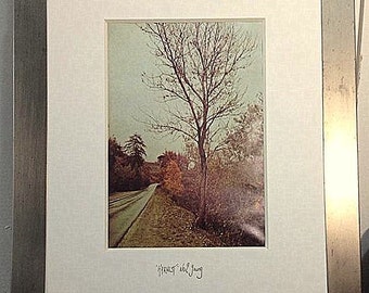 Original 'Harvest' Artwork, Neil Young - Framed Picture