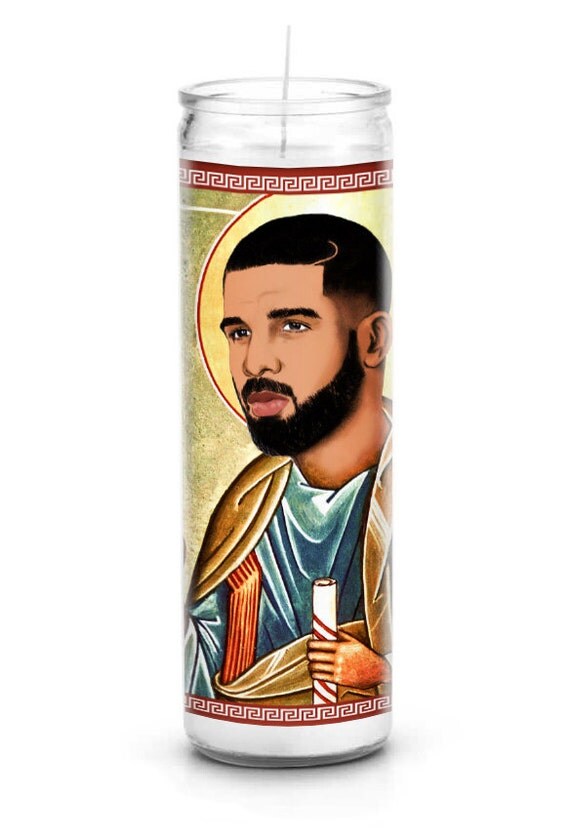 Drake Prayer Candle Hilarious gift Saint Drake by Calartcandles