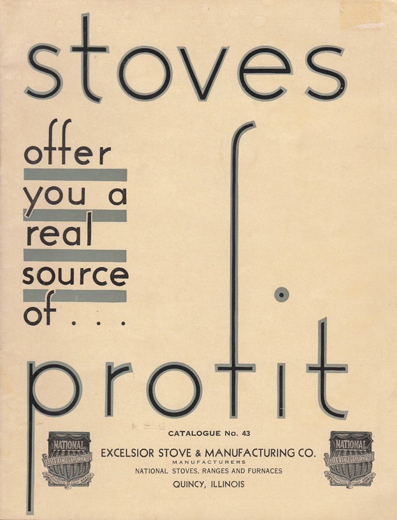 Excelsior Stove & Mfg Co Quincy IL 19341935 Catalogue No 43