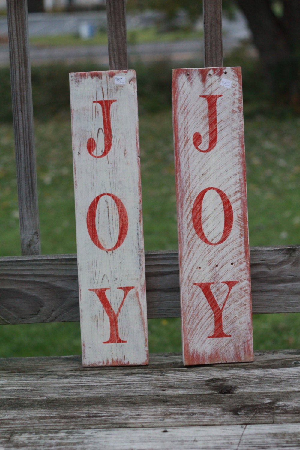 Joy Sign wood joy sign christmas decor joy by SoulspeakandSawdust