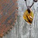 Natural Honey Baltic Amber Charm, Amber Necklace, Amber Pendant, Honey, Brown, Yellow, Leather, Unisex Pendant, Gift for him