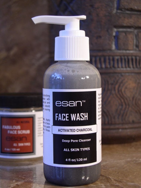 Charcoal Face Wash Activated Charcoal Cleanser Organic Face