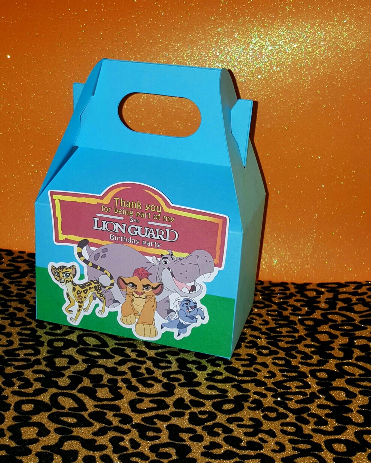 Lion Guard Favor Boxes Inspired by Lion King Party Favor