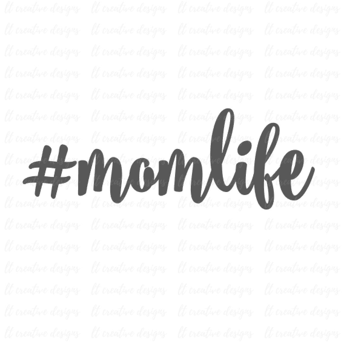 Mom Life SVG T-Shirt Designs SVG Files Silhouette Cut