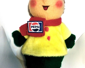 25% OFF Vintage PEPSI Advertising Stuffed Doll Plush Animal Faire #7399