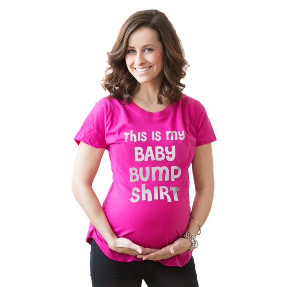 This is my Baby Bump Shirt Maternity T-Shirt by CrazyDogTshirts