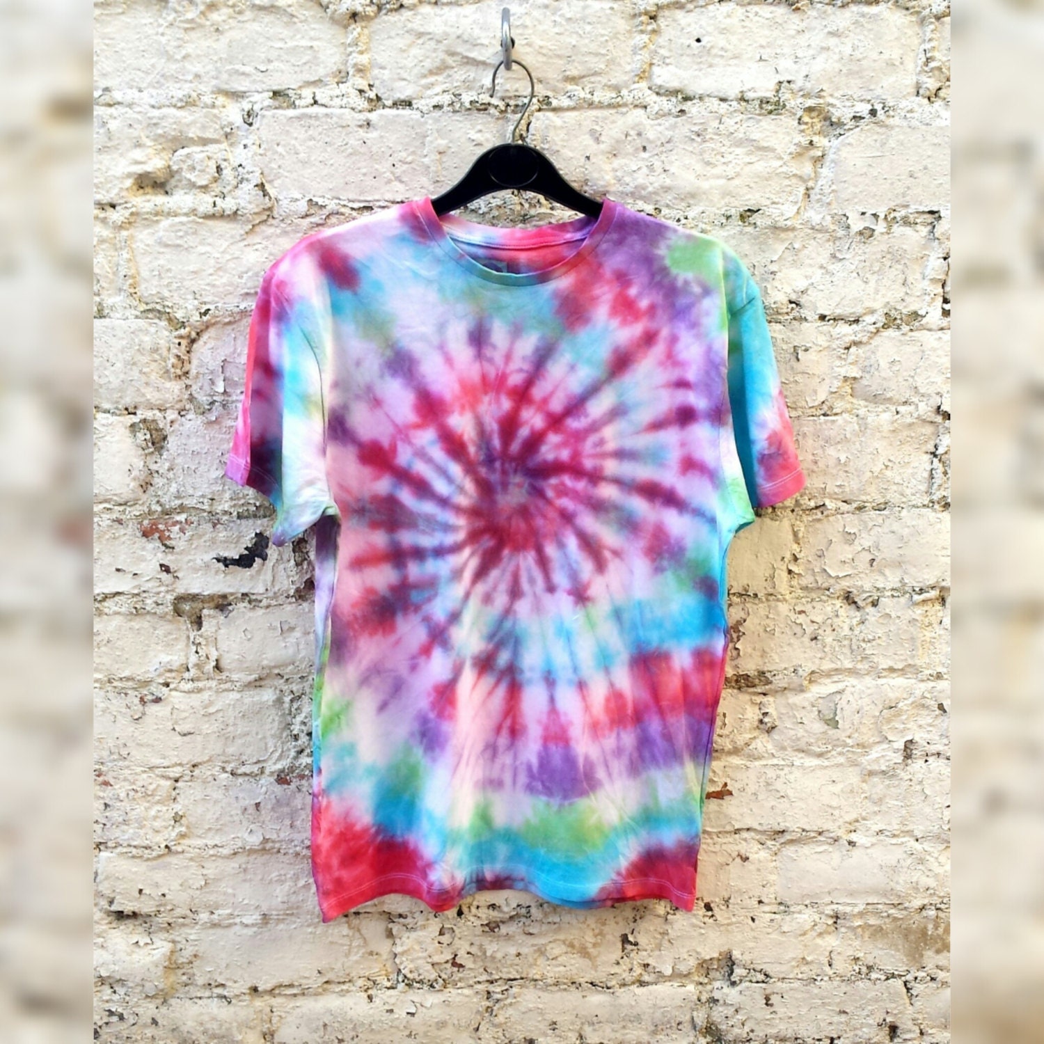 Tie Dye Tshirt Hippie Shirt Spiral Trippy Psychedelic Unisex