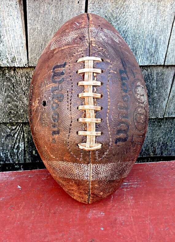 Football Wilson 1001 Leather Football Vintage Penn State