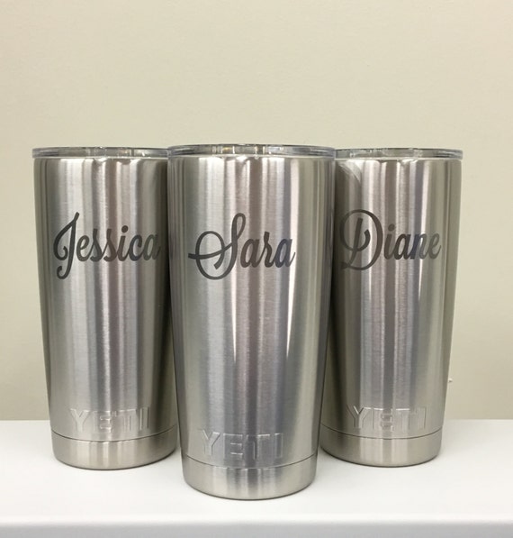 etched tumblers Yeti Yeti Rambler Yet Tumbler Yeti Monogram Cup Yeti