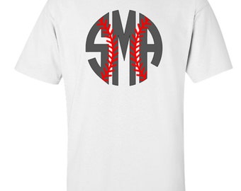 monogram baseball shirt