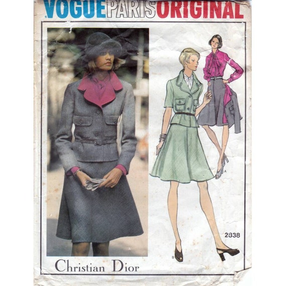 Vogue Paris Original sewing patterns 2838 Christian Dior