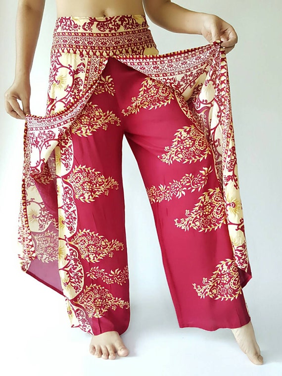 PK0008 Boho Women's Open Leg Pants amazing comfortable
