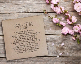 Custom CD Sleeves (Set of 100) Front Printed Custom Kraft CD Sleeves, CD Sleeve Wedding Favors, Custom Photography Sleeves, cd covers
