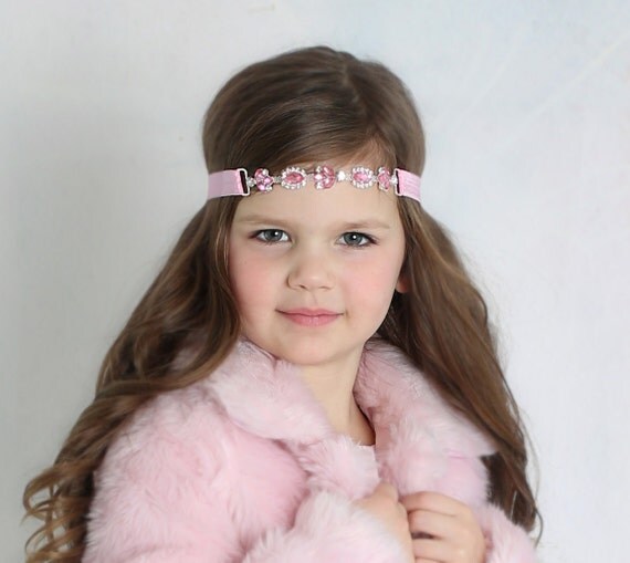 pink jeweled headband